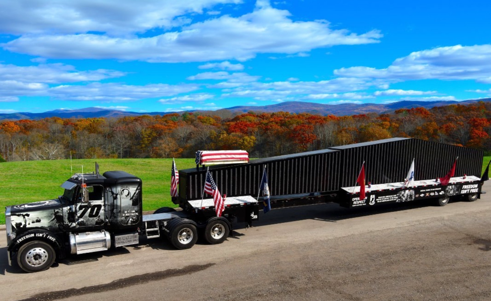 Vietnam Veterans Memorial Tribute Truck